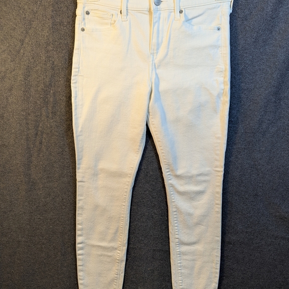 Express Cream Skinny Jeans Sleek Fit - Picture 1 of 8